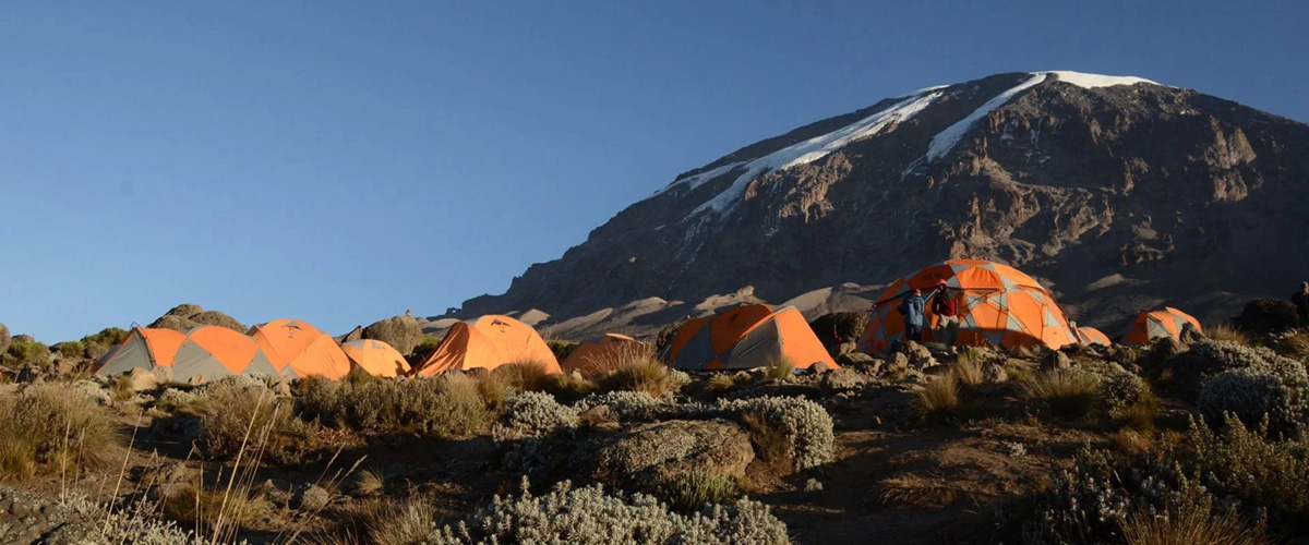 Machame Camp at the end of Day 3