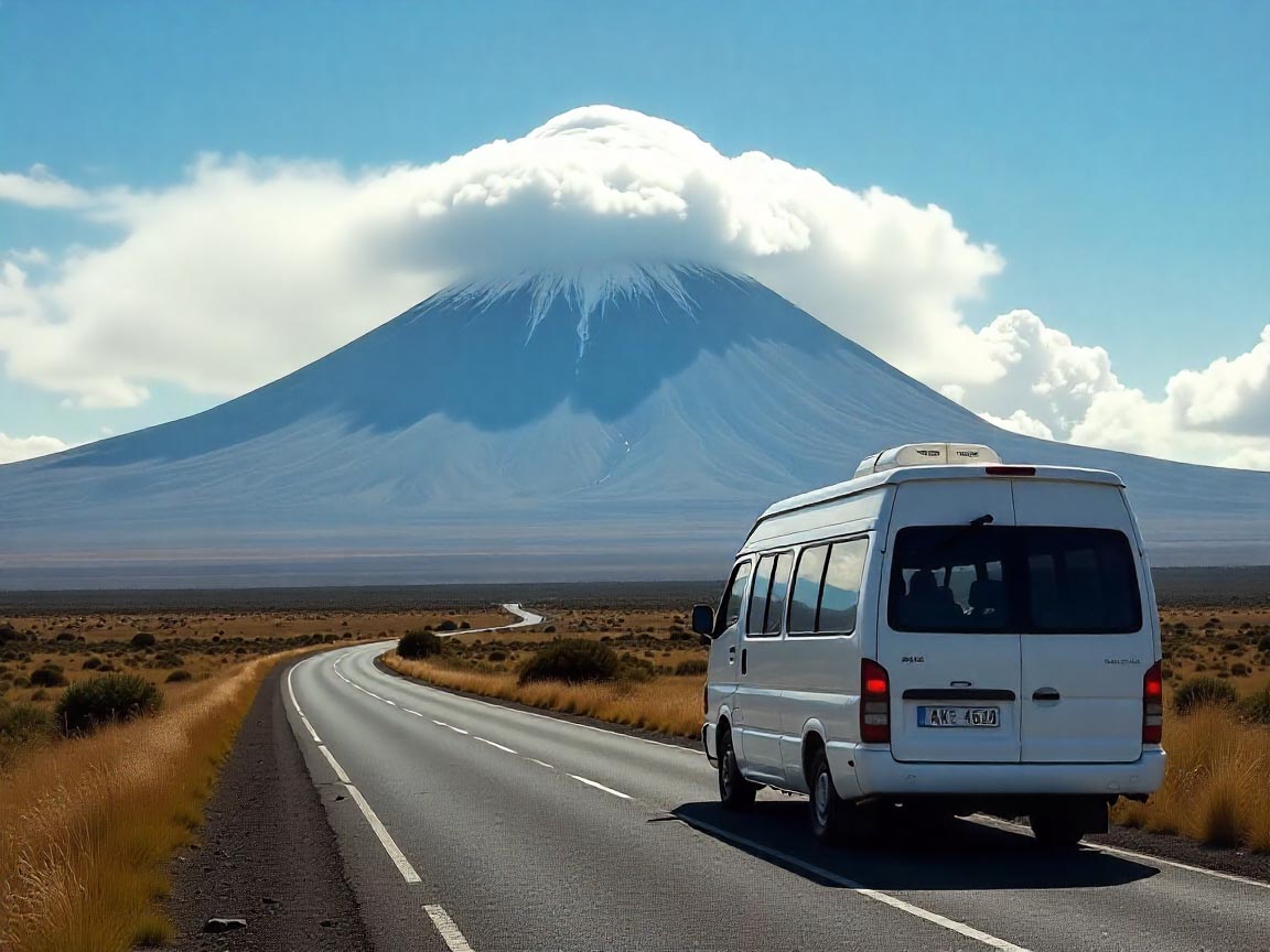Shuttle bus to Arusha